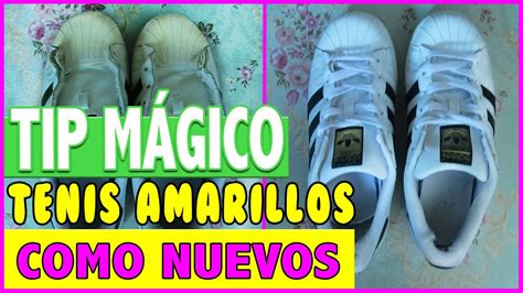 como limpiar el tenis amarillo.